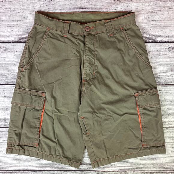 Y2k Hurley Olive Green Cargo Shorts - Picture 1 of 7